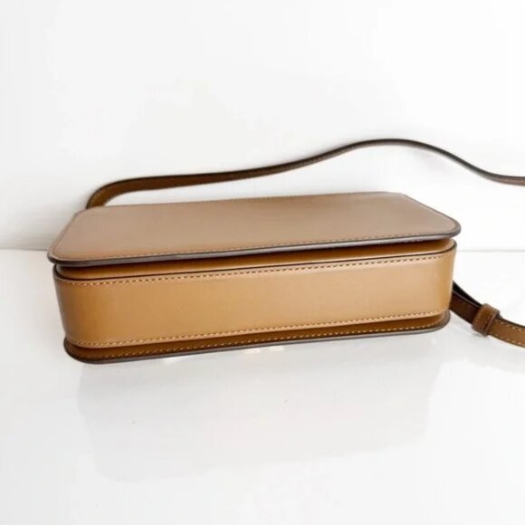 NWT Tory Burch Women's Small Eleanor Wide Convertible Shoulder Bag in Moose - Picture 5 of 9